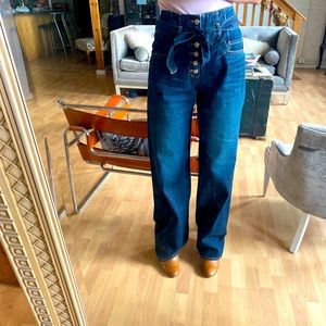 Veronica Beard Jns Rosanna 13” Corset Wideleg NWT